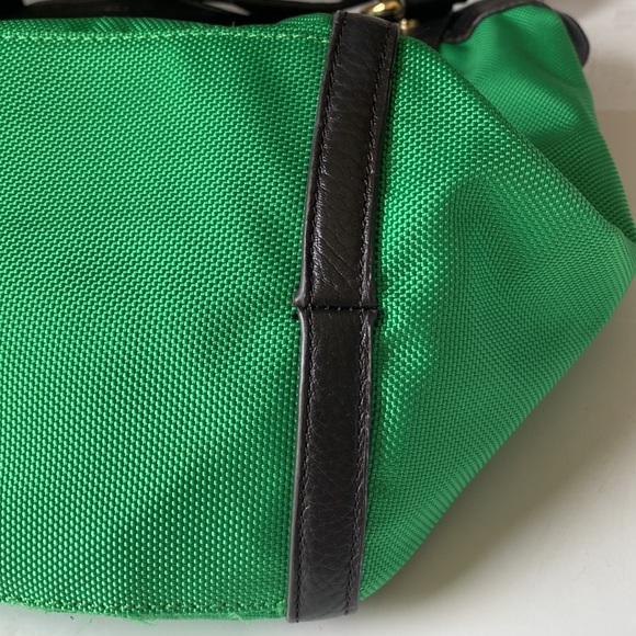 JPK Grass Green Barbara Shopper Tote ballistic nylon handbag - Picture 9 of 13